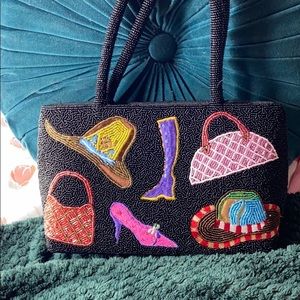 Beaded fashion bag